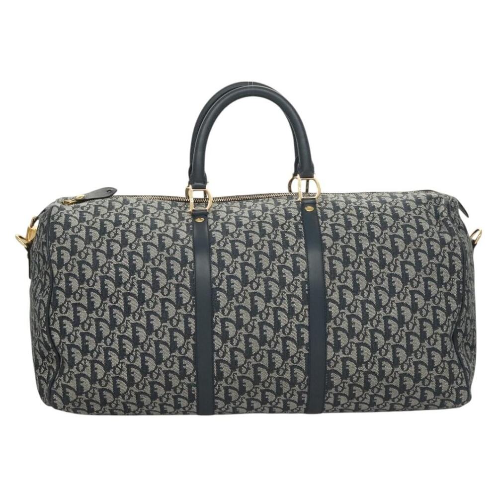 Dior Trotter Boston Bag Navy Blue